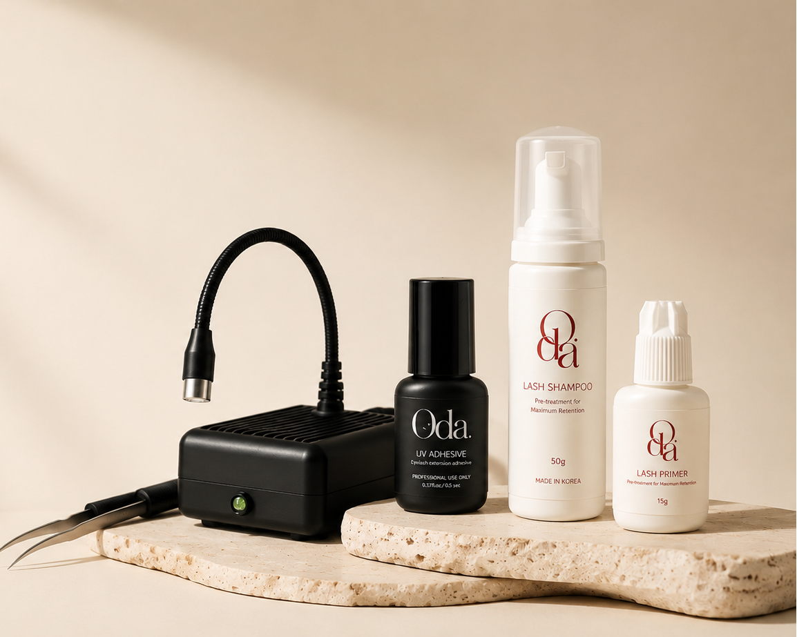 ODA Lab professional lash product collection